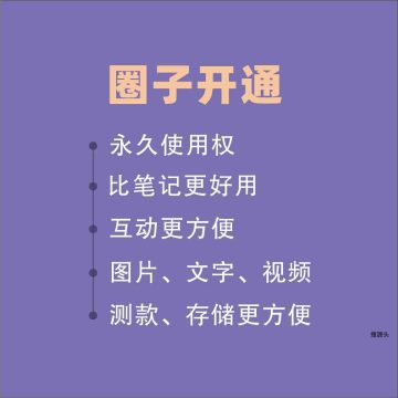 圈子开通